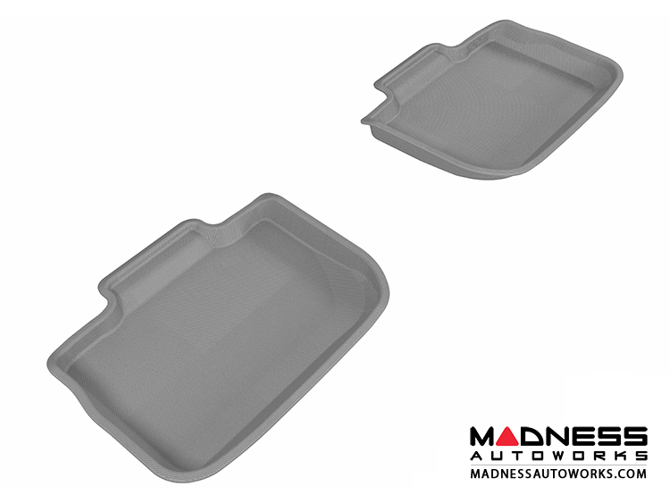 Dodge Charger Floor Mats (Set of 2) - Rear - Gray by 3D MAXpider (2011-2015)